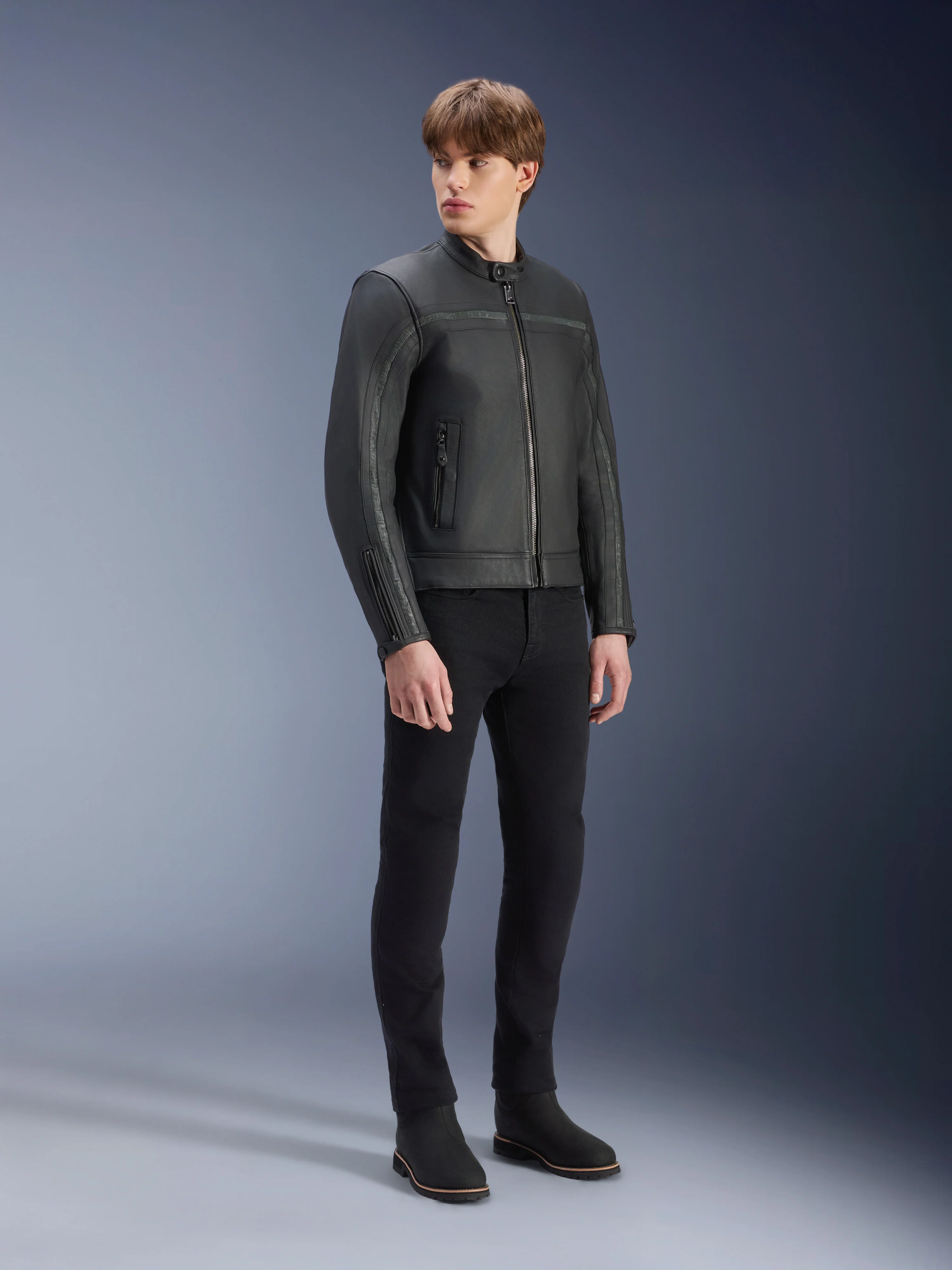 Chaqueta De Cuero Dyno - Image 2