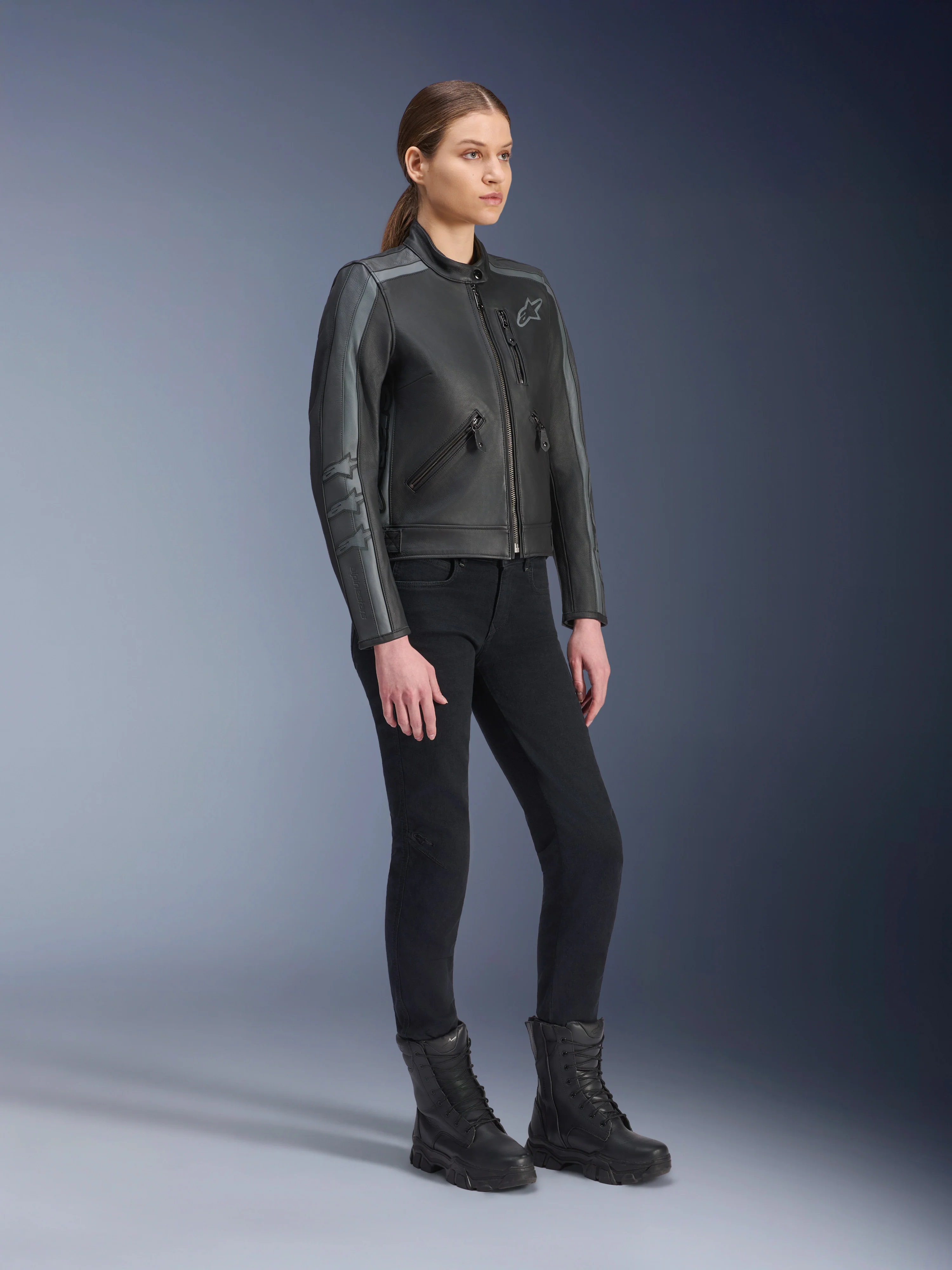 Chaqueta De Cuero Stella Dyno - Image 2